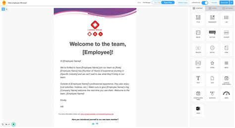 Hr Email Templates