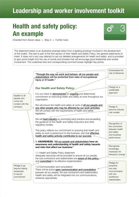 Hse Policy Template