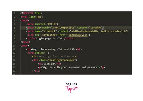 Html Code For Catalog Page