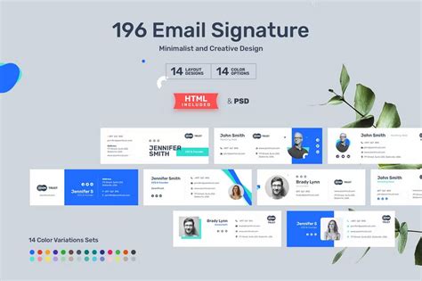 Html Email Footer Template