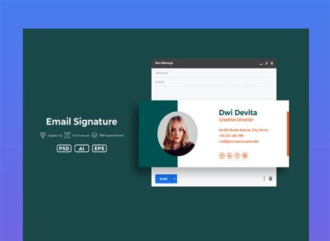 Html Signature Email Template