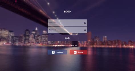 Html Template Login