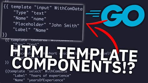 Html Templating Golang