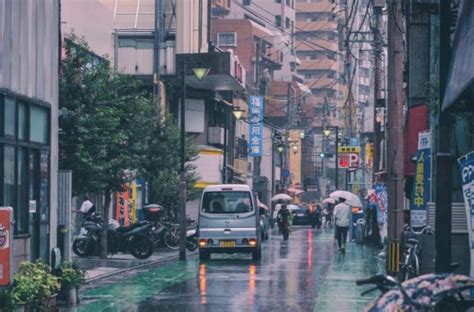 Hujan di Jepang