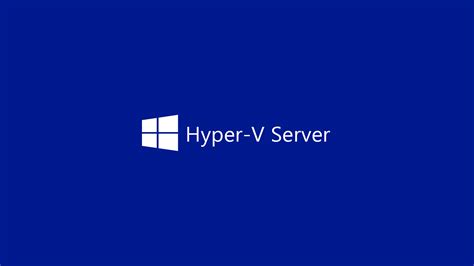 Hyper-V Host Desktop Blank