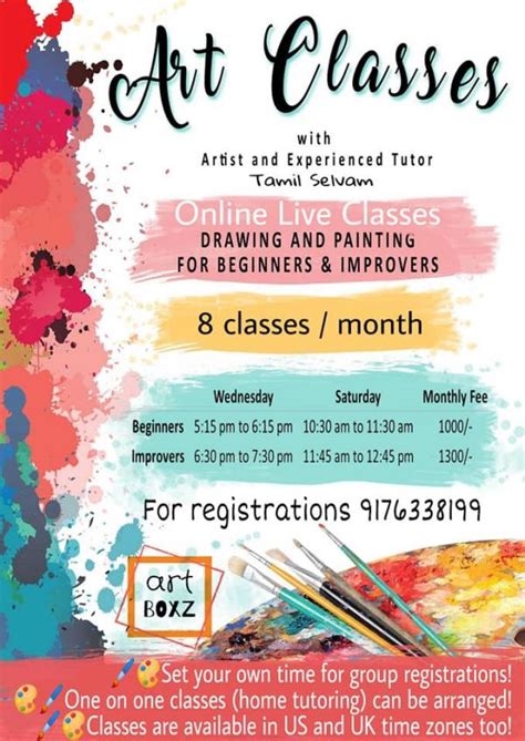 I AM AN ARTIST Online Painting Classes Mumbai India