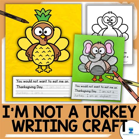 I Am Not A Turkey Template