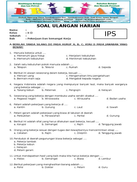 IPS Kelas 3 Semester 2 Indonesia