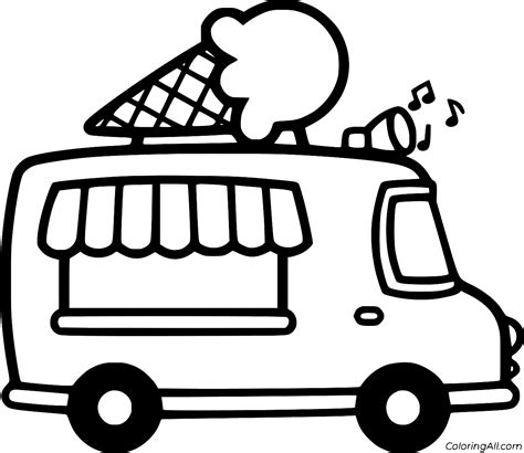 Ice Cream Truck Printable