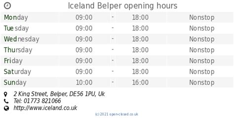 Iceland Supermarket Belper