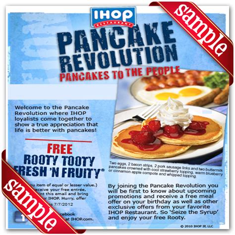 Ihop Coupons 20 Off Printable