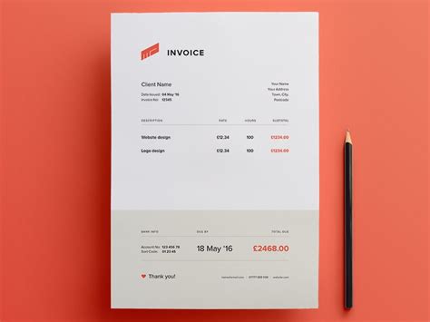 Illustration Invoice Template
