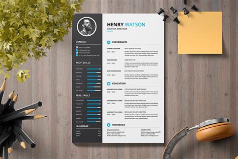 Illustrator Cv Template