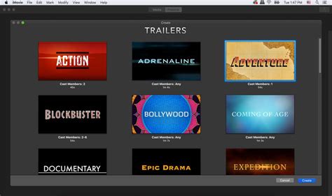 Imovie Trailer Templates