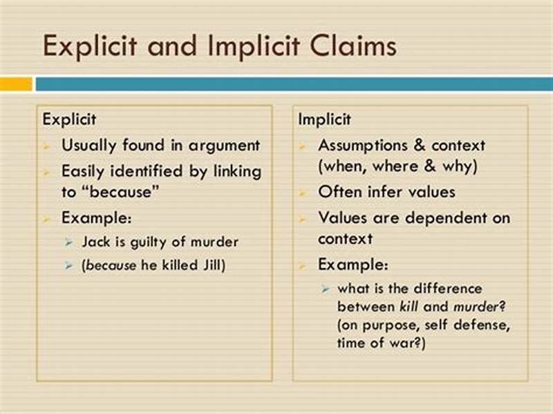 Implicit Claim Example