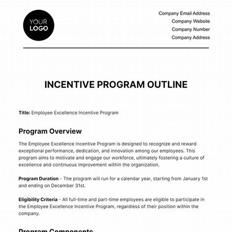 Incentive Program Template