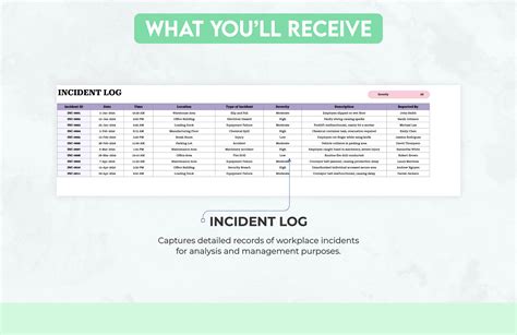 Incident Log Template Excel