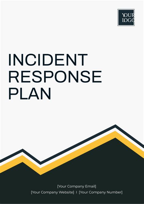 Incident Response Plan Template Free