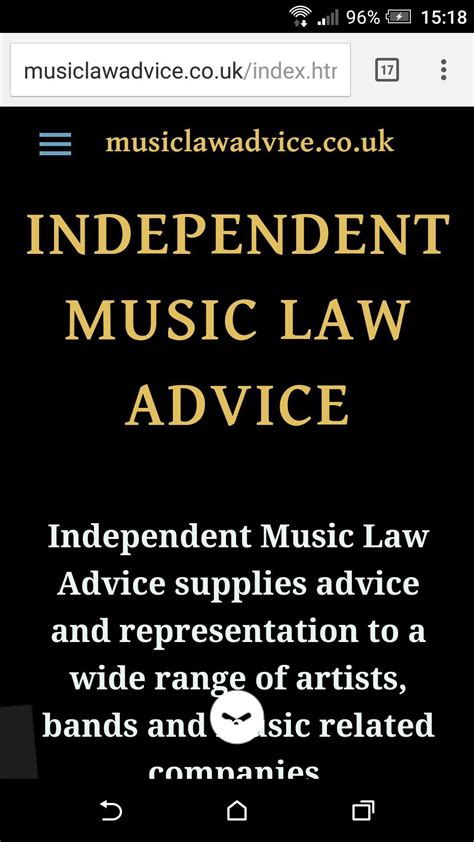 Independent Music Law Advice