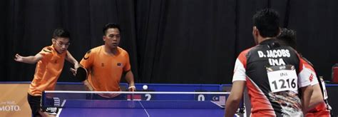Indonesian table tennis training
