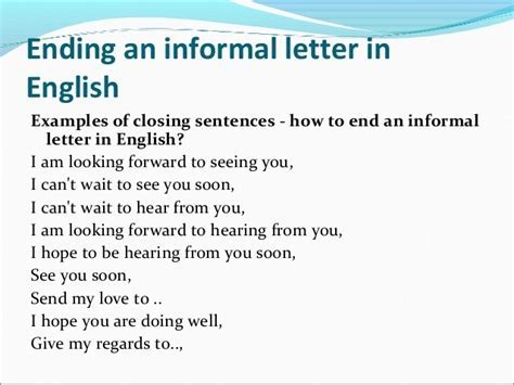 New letter class of format informal 3 456