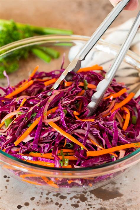Ingredients for Red Cabbage Slaw