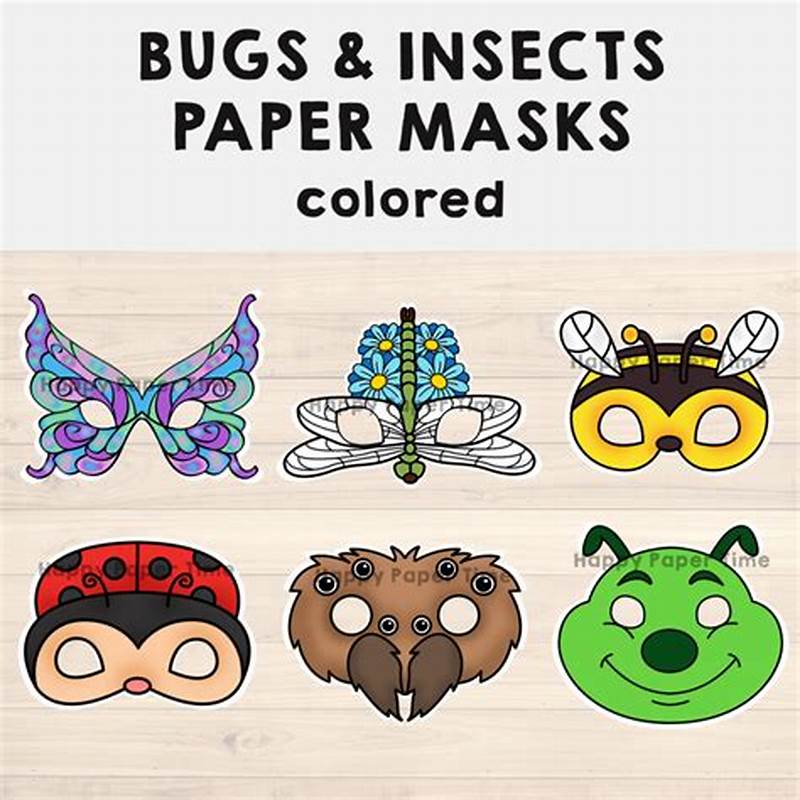 Insect Masks Printable
