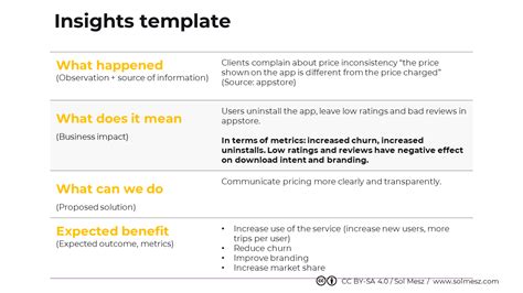 Insight Report Template