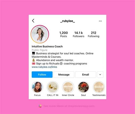 Instagram Bio Templates