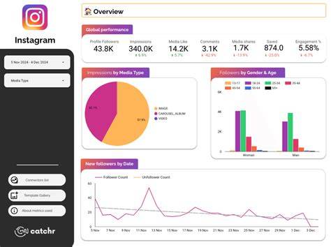 Instagram Dashboard Template