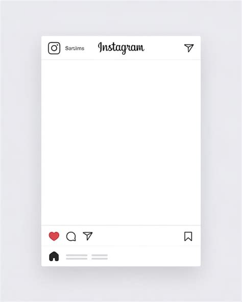 Instagram Post Blank Template