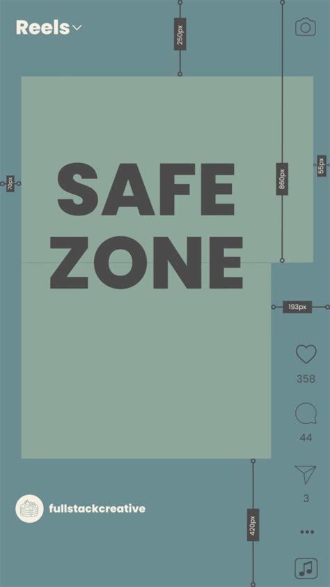 Instagram Safe Zone Template