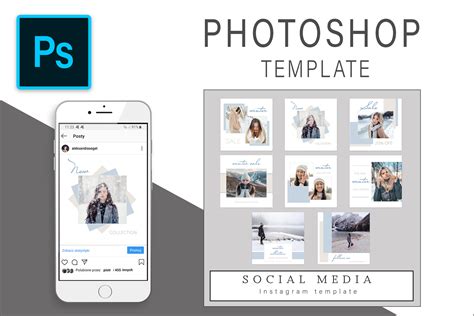Instagram Template Photoshop
