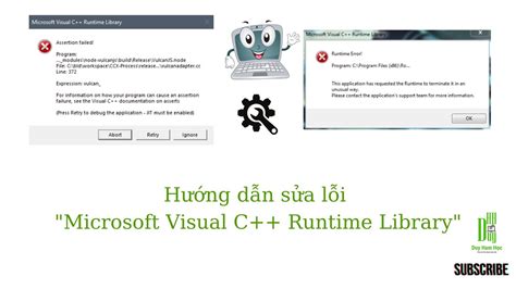 instal ulang microsoft visual c++ runtime library