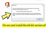 Install 64-Bit Office