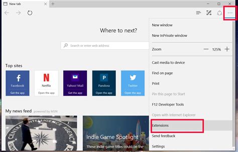 Install Microsoft Edge Extensions In