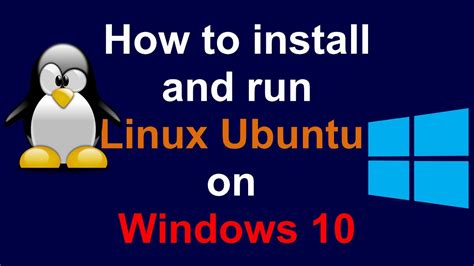 Install Ubuntu to Windows 10
