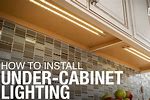 Install Under Cabinet LED Lights