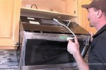 Installing Over Range Microwave Oven