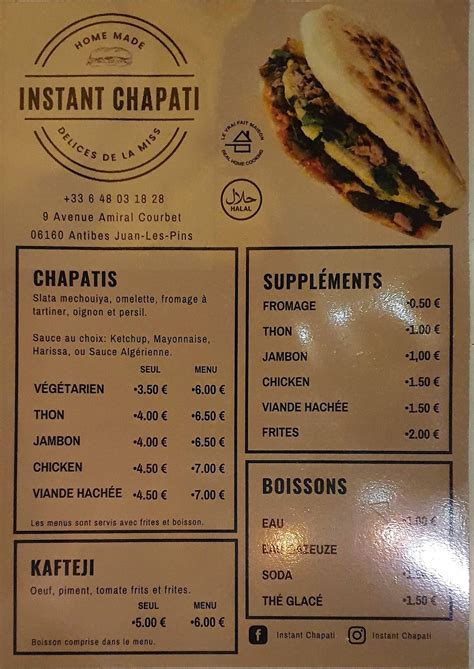 Instant Chapati à Antibes