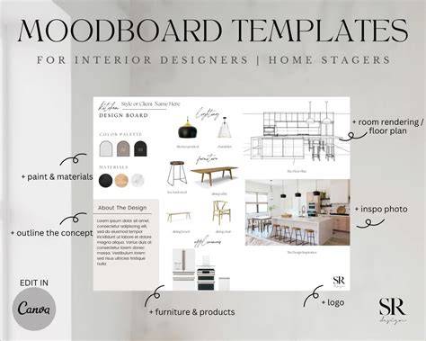 Interior Mood Board Template