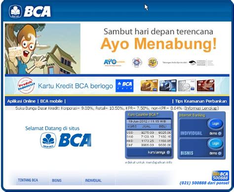 Pembayaran Melalui Internet Banking BCA