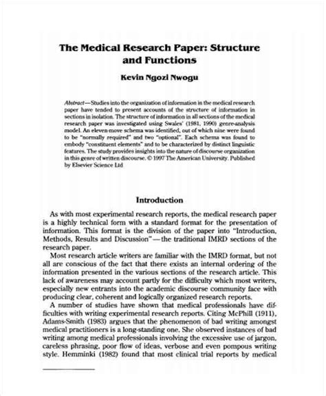 Introduction Template For Research Paper