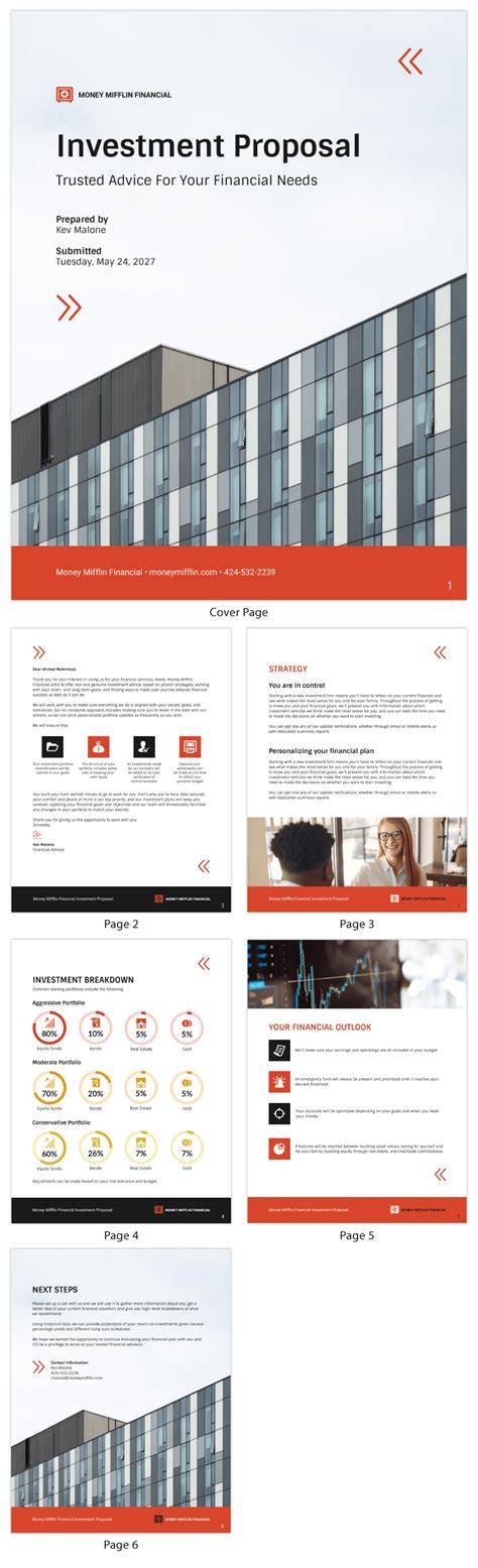 Investor Proposal Template