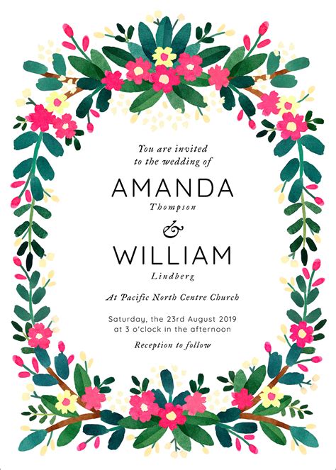 Invitation Template Free Download