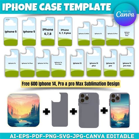 Iphone 5 Case Template