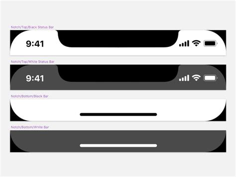 Iphone X Notch Template