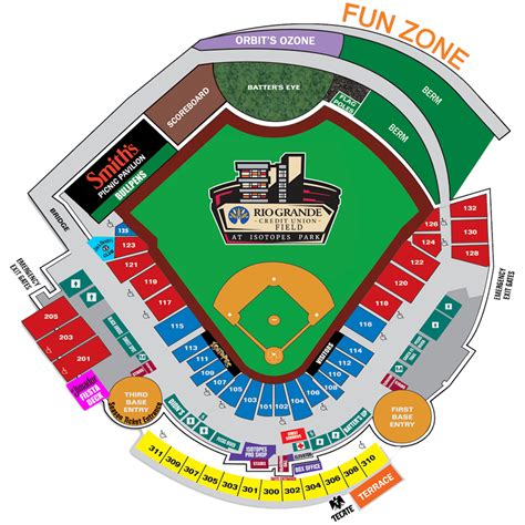 Isotopes Seating Chart With Seat Numbers