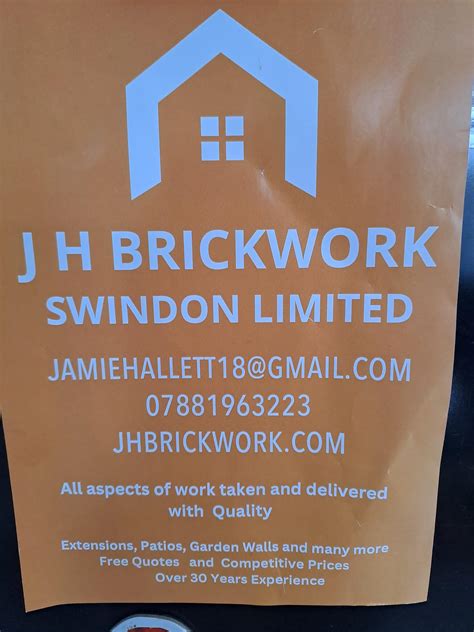J h brickwork swindon limited