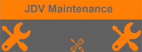 JDV maintenance